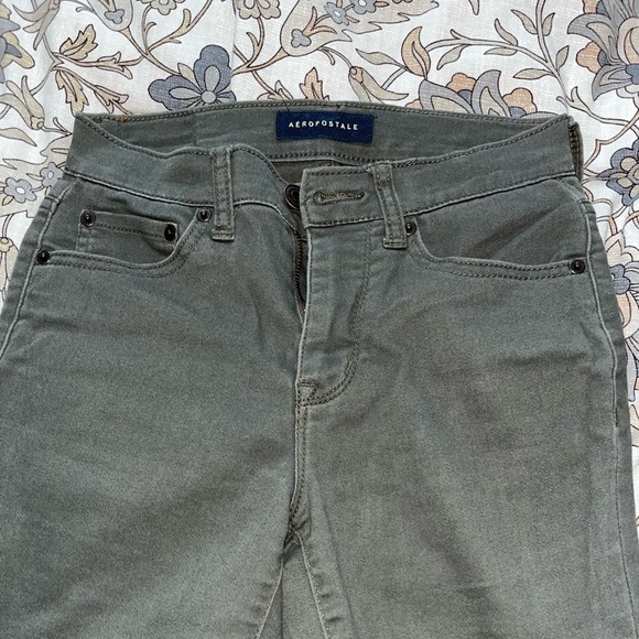 Aeropostale Army Green Jeggings - Picture 1 of 2